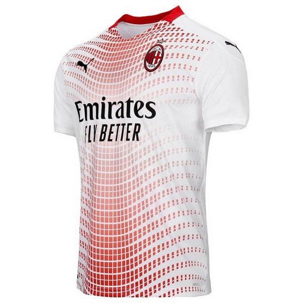 Camiseta AC Milan Replica Segunda Ropa 2020/21 Blanco